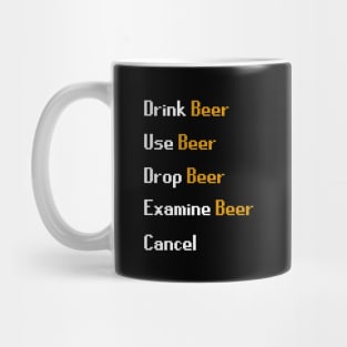 Drink Beer Scape Tshirt Mug